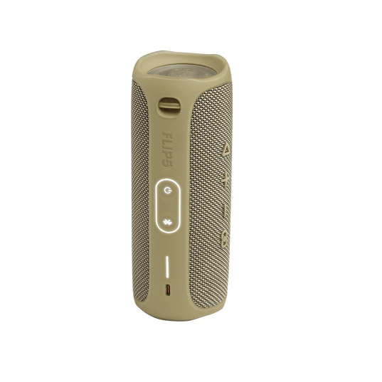 JBL Flip 5 - Sand - Portable Waterproof Speaker - Back